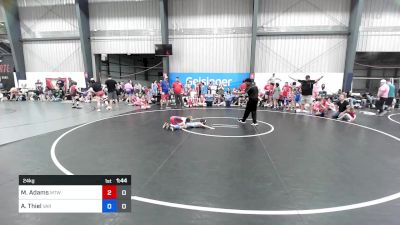 24 kg Rr Rnd 4 - Michaela Adams, Maine Trappers vs Amelia Thiel, Virginia Red