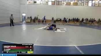 184 lbs 1st Place Match - Vincent Dolce, Air Force vs Ty Ryan, Air Force
