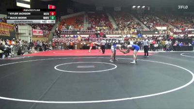 190 lbs Quarterfinal - Mack Morin, Winfield vs Kyler Jackson, Holton Hs