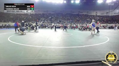 G6A-170 lbs Quarterfinal - Vanessa Nolan, Eisenhower-Girls vs Millie Azlin, Bixby-Girls