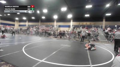 101 lbs Semifinal - Isabella Suetos, Granite WC vs Kaliya Klise, Gold Rush Wr Ac