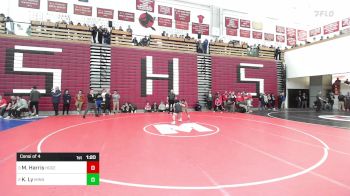 126 lbs Consi Of 4 - Michaell Harris, Hampden Charter East vs Kai Ly, Minnechaug