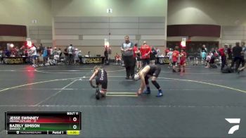 107 lbs Finals (8 Team) - Jesse Swinney, Indiana Outlaws vs Bazely Simison, BadBass