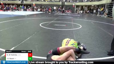 125 lbs Round 1 - Andrew Bauer, New Prague vs Nicholas Wanner-Holinka, La Crosse BGC (Boys & Girls Cl