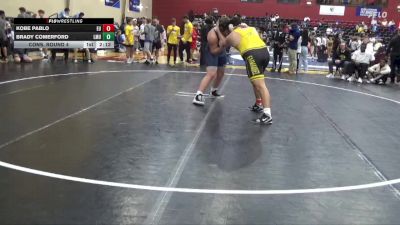 285 lbs Cons. Round 4 - Kobe Pablo, Emmanuel College vs Brady Comerford, Lincoln Memorial