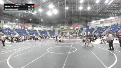 109 lbs Semifinal - Kylah Gallegos, Mile High WC vs Sylvana Adame, Trojan Elite