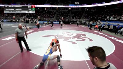 II-138 lbs Cons. Round 2 - Benjamin Lamson, Jordan-Elbridge-PB-US-CM vs Carmine Calimeri, Southwestern