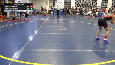 105-112 lbs Consy 5 - Ashlyn Fiorilli, Spartan W.C. vs Jordan Flesher, Jacket W.C.
