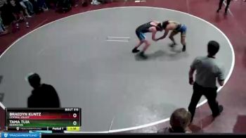 170 lbs Cons. Round 2 - Braedyn Kuntz, Central Valley vs Tama Tuia, Hermiston