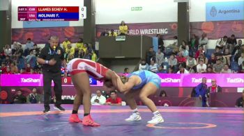 68 kg Quarterfinal - Forrest Molinari, USA vs Hangelen Llanes, CUB