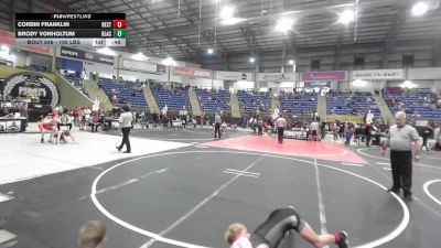 102 lbs Consolation - Corbin Franklin, Next Level Training Academy vs Brody Vonholtum, Black Fox Wrestling Academy