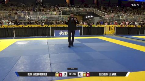 Keisi Jacobo Torres vs Elizabeth Lee Valk 2025 Pan Kids Jiu-Jitsu IBJJF Championship