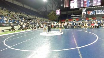 100 lbs Cons 32 #2 - Dalylah Mora, California vs Joslyn Johnson, Florida