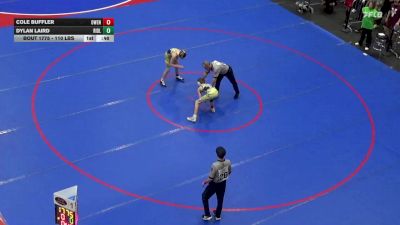 110 lbs Consi Of 8 #2 - Cole Buffler, Owen J Roberts vs Dylan Laird, Ridley