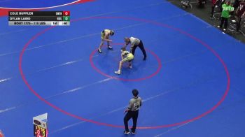 110 lbs Consi Of 8 #2 - Cole Buffler, Owen J Roberts vs Dylan Laird, Ridley