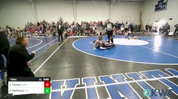 110 lbs Semifinal - Jeron Nelson, Warrior Wrestling Club vs Artemus Mathews, Pitbull Wrestling Academy