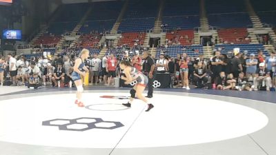 130 lbs Champ. Rd Of 32 - Riley Levin, Utah vs Regina Stoeser, South Dakota
