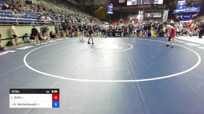 157 lbs Cons 32 #2 - Liam Kelly, IL vs Arment Waltenbaugh, PA