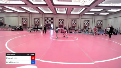 70 kg Semifinal - Ryan Arndt, Pennsylvania vs Drew Witham, Long Island RTC - LIRTC