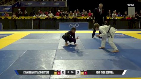 John Thor Sciarra vs Evan Elijah Estacio-Bryers 2026 Pan Kids Jiu-Jitsu IBJJF Championship