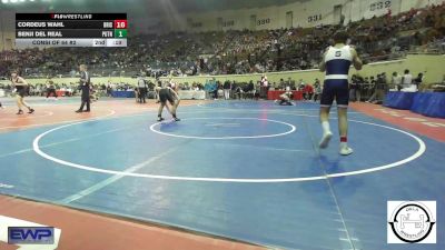 101 lbs Consi Of 64 #2 - Rylan Leone, Shawnee Wrestling vs Ryan Sherwood, Cushing