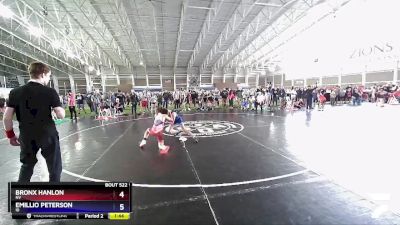 97 lbs Quarterfinal - Bronx Hanlon, NV vs Emillio Peterson, ID