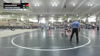 125 lbs Cons. Round 3 - Haylee Rackleff, Clinton Dragon Youth Wrestling vs Kaiyeleigh Robinson, Iron Knights