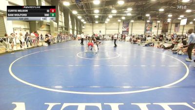 120 lbs Round Of 16 - Curtis Nelson, Kraken Black vs Sam Wolford, TNWC Silver Fox