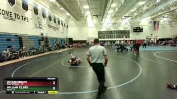 215 lbs Round 1 (3 Team) - Ian Dickinson, Rock Springs vs William Eilers, Mead