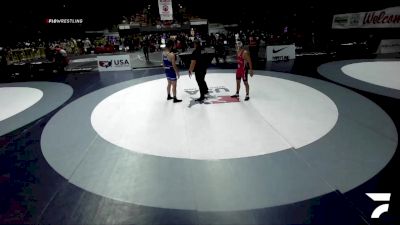 All Cadet Boys Freestyle Upper - 165 lbs Cons. Round 4 - Jorge Urtado, San Juan High School Wrestling vs Gabriel Martinez, Fremont Warriors Wrestling Club