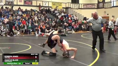 120 lbs Semifinal - Marcus Blaze, Perrysburg vs Korbyn Jones, Ashland