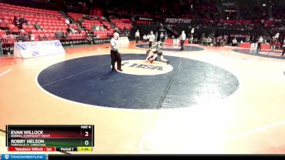 2A 157 lbs Champ. Round 1 - Robby Nelson, Yorkville (Y. Christian) vs Evan Willock, Normal (Community West)