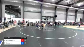 60 kg Consolation - Cade Wirnsberger, M2 Gold vs Eric Weaver, M2 Blue