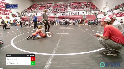 58 lbs Round Of 16 - Toby Jager, Carl Albert vs Randy Wanzer, Chandler Takedown Club