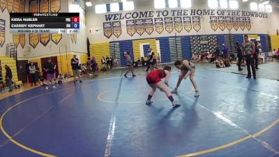 105 lbs Round 3 (6 Team) - Kiera Hubler, Florida Phoenix Wrestling Club vs Cassidy Kephart, Big Money Moving