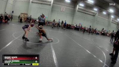 60 lbs Round 1 - Emory White, CT Whales vs Lillian Romero, Rampage