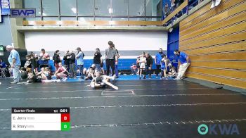 52 lbs Quarterfinal - Emmett Jerry, Rough Riders vs Bentley Story, Noble Takedown Club