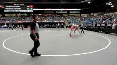 184 lbs Champ. Round 1 - Kolton Kammeyer, Doane vs 14 Jason Bowers, Friends