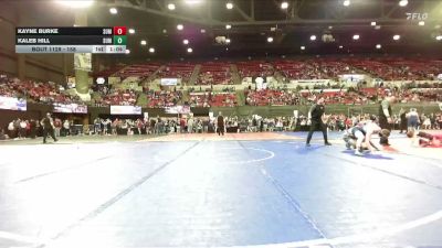 158 lbs Semifinal - Kayne Burke, Browning vs Kaleb Hill, CODY WRESTLING CLUB