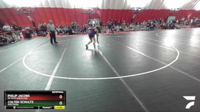 160 lbs Semifinal - Colten Schultz, Wisconsin vs Philip Jacobs, DC Elite Wrestling