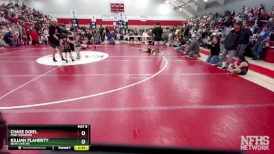 47-51 lbs Round 1 - Chase Doiel, PVBC Warriors vs Killian Flaherty, Bear Cave WC