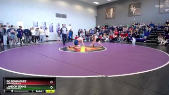 120 lbs Champ. Round 2 - Bo Dominguez, Brentwood Aca. vs Landon Goins, Bradley Central