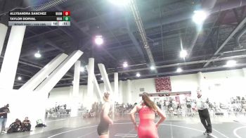123 lbs 3rd Place - Allysandra Sanchez, Boom Wrestling vs Taylor Dorval, Ravage WC