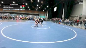 106 lbs Cons. Round 1 - Usman Safi, Roseville vs Branden Brown, Kelseyville