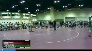 106 lbs Semis & Wb (16 Team) - Jacob Mason, SD White vs Tyler Barnes, Foxfire Wrestling Red