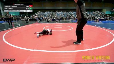 40 lbs Quarterfinal - Amelia Stanley, Legacy Elite Wrestling Club vs Eve Lopez, Black Fox Academy