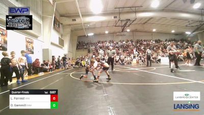 55 lbs Quarterfinal - Lachlan Forrest, Vinita Kids Wrestling vs Dwight Gammill, RAW