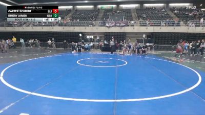 110 lbs Consi Of 8 #2 - Carter Schmidt, Gilbertsville vs Emery James, Hanover