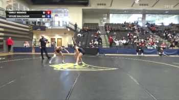 110 lbs Cons. Semi - Rylee Balcazar, Chadron vs Emily Mendez, William Jewell College