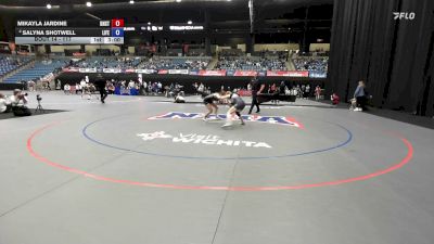 117 lbs Champ. Round 1 - Mikayla Jardine, Dickinson State vs Salyna Shotwell, Life